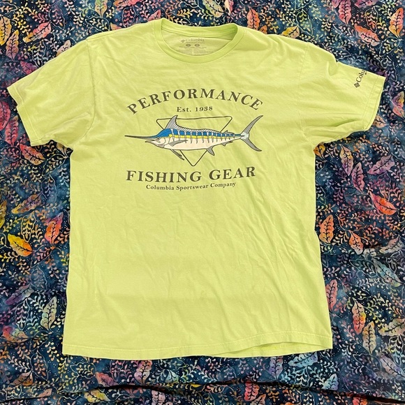 Columbia PFG Performance Fishing Gear T-Shirt Size Large - Picture 1 of 4